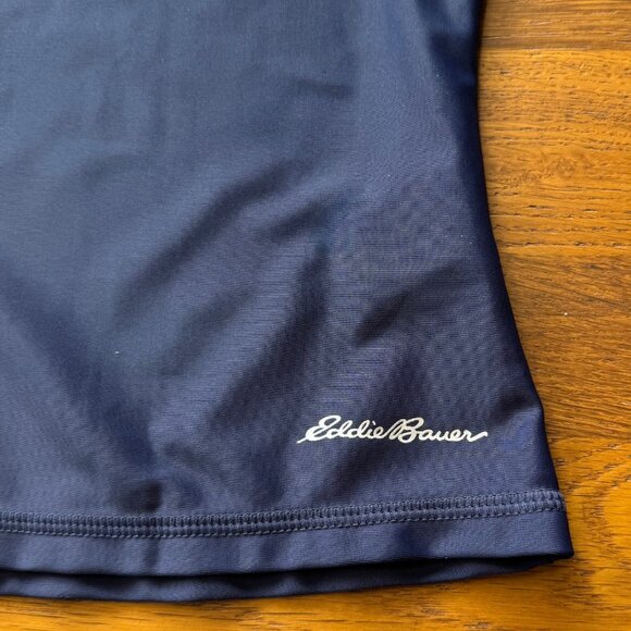 EDDIE BAUER Color Block RashGuard Swim Set Girls 7-8 S Small Top Striped Shorts - Picture 5 of 14